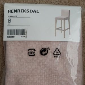 Ikea barstool chair covers (blush pink)